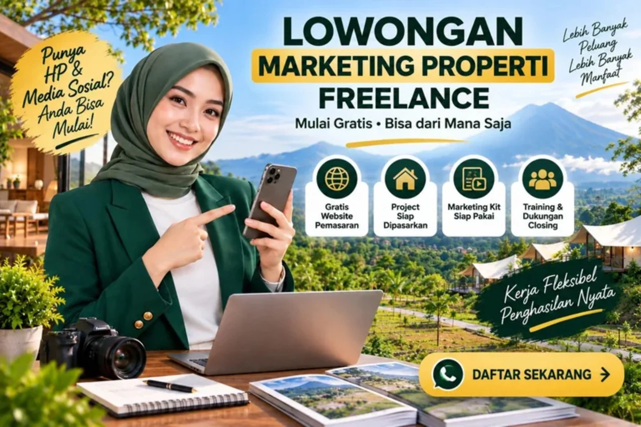 Lowongan Marketing Properti Freelance RDA LAND